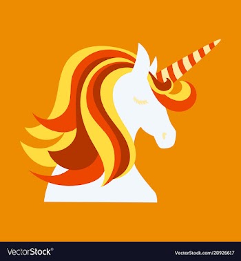 Unicorn cute - card and shirt design cartoon vector image