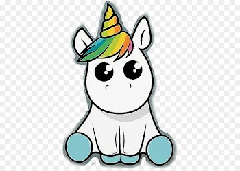 Unicorn Drawing Sticker Decal - unicorn 