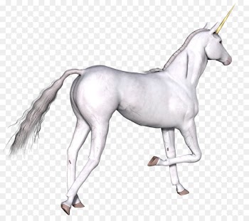 Unicorn Earth's Survivors Apocalypse Horse Drawing - unicorn 