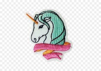 Unicorn Embroidered patch Legendary creature Clothing - unicornio 