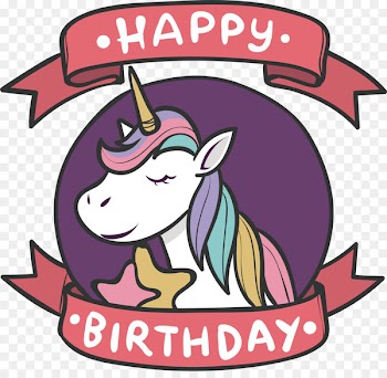 Unicorn Euclidean vector Brazil Flag Birthday - Unicorn birthday card 