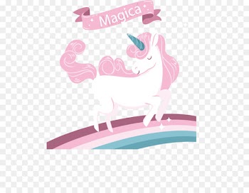 Unicorn Euclidean vector Clip art - Pink romantic unicorn 