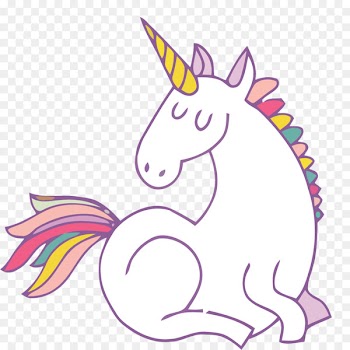 Unicorn Euclidean vector - White Unicorn Vector material 
