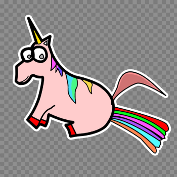 Unicorn Fart, Funny, Fart, Unicorn PNG Transparent Clipart Image ...