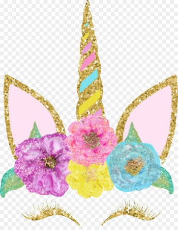 Unicorn Flower Petal Crown - Flores unicornio 