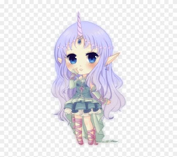 Unicorn Girl By Xichuu - Cute Chibi Unicorn Girl