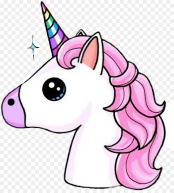 Unicorn horn Drawing Kavaii Sticker - unicornio 