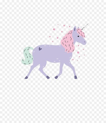 Unicorn horn Illustration - Color unicorn 