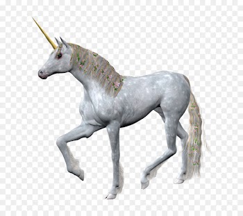 Unicorn horn Sculpture Unicorn horn Poster - Horned horse 