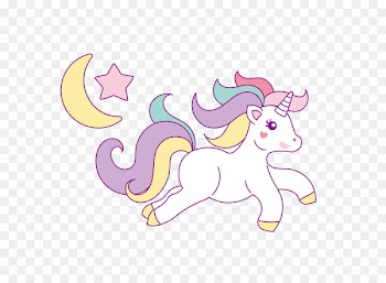 Unicorn Horse Drawing Clip art - Vector cartoon concise running horse png 