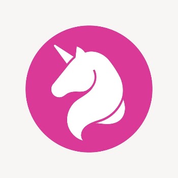 Unicorn icon badge, flat circle | Free Icons - rawpixel