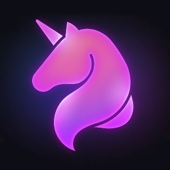 Unicorn icon, neon glow design | Free Icons - rawpixel