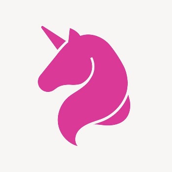 Unicorn icon, pink flat design | Free Icons - rawpixel