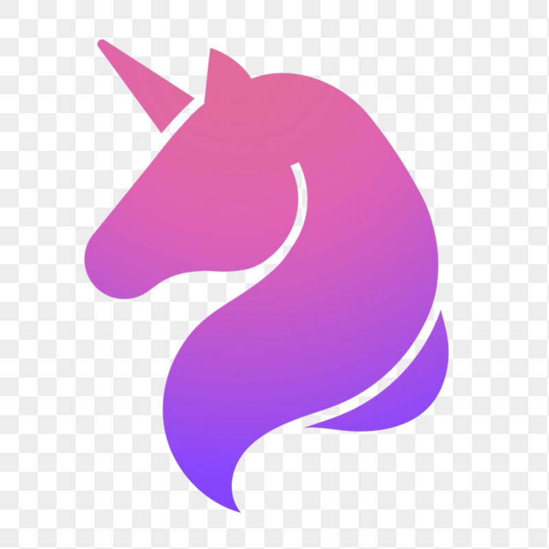 Unicorn icon png sticker, gradient | Free Icons - rawpixel