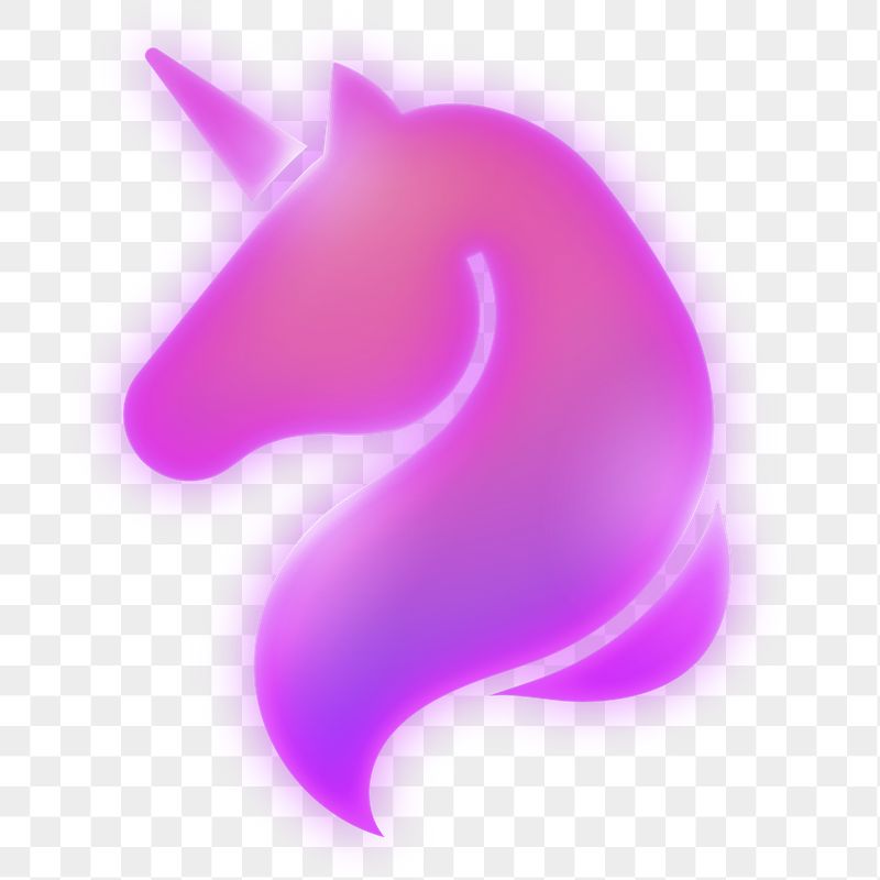 Unicorn icon png sticker, neon | Free Icons - rawpixel