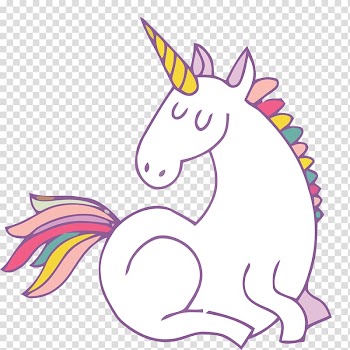 Unicorn illustration, Unicorn Euclidean , White Unicorn material transparent background PNG clipart