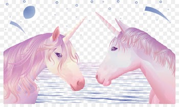 Unicorn Illustration - Vector painted unicorn 