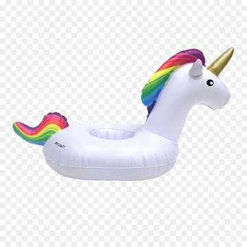 Unicorn Inflatable Drink Cup holder - unicorn 
