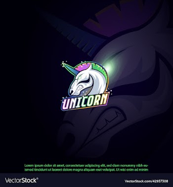 unicorn mascot logo