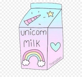 Unicorn Milk Drawing Frappuccino - unicorn 