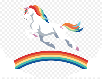 Unicorn on the rainbow bridge png download - 3938*3001 - Free ...