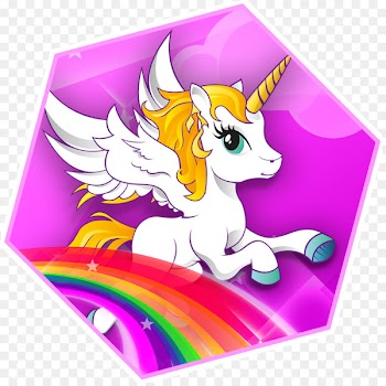 Unicorn Paper Mythology Adhesive T-shirt - unicorn 