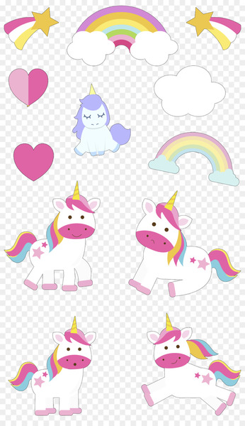 Unicorn Paper Party Clip art - topo 