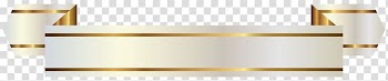 Unicorn Paper , White and Gold Banner , white and gold ribbon illustration transparent background PNG clipart