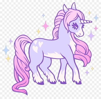 Unicorn Pastel Drawing Art - unicorn 