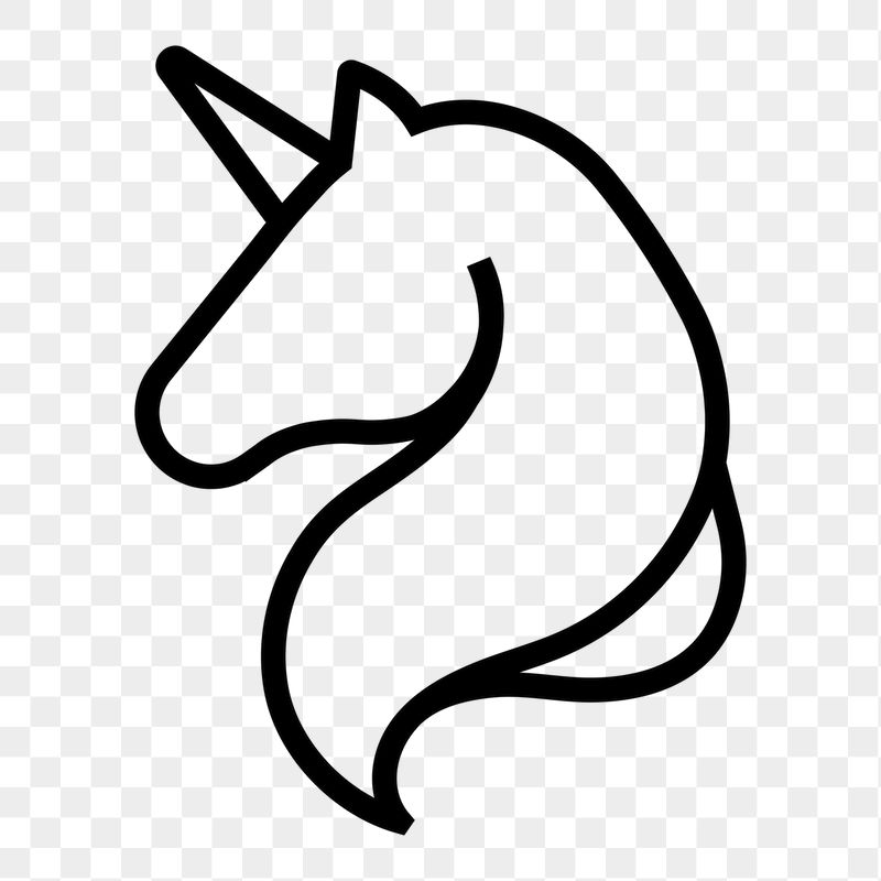 Unicorn png icon sticker, line | Free Icons - rawpixel