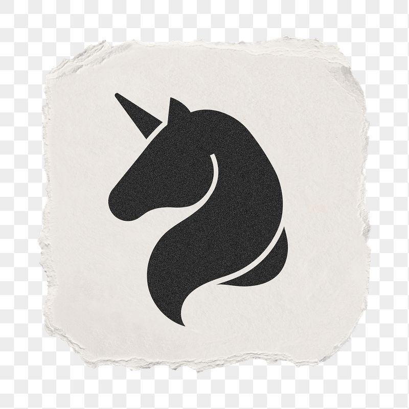 Unicorn png icon sticker, ripped | Free PNG - rawpixel