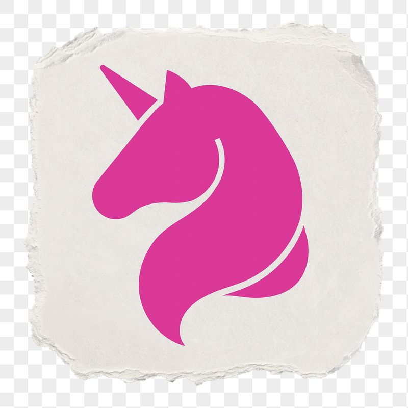 Unicorn png icon sticker, ripped | Free PNG - rawpixel