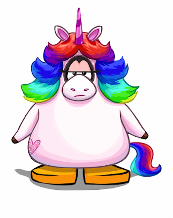 Unicorn Png Rainbow - Club Penguin Funny Outfits - unicorn png ...