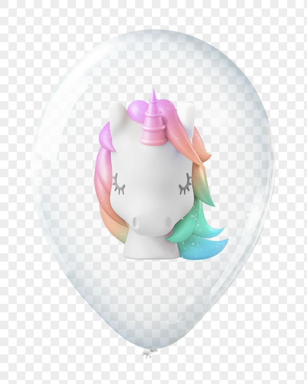 Unicorn png sticker, animal in clear | Free PNG - rawpixel