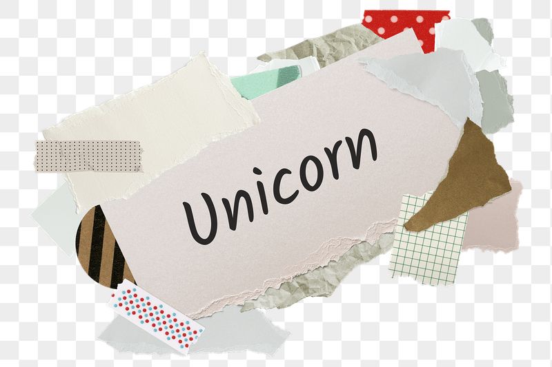 Unicorn png word sticker, aesthetic | Free PNG - rawpixel