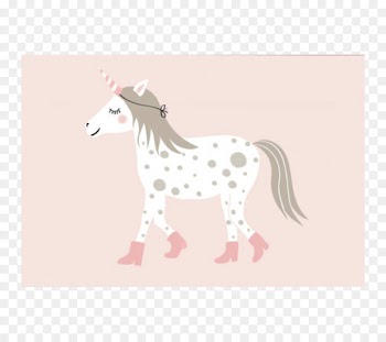 Unicorn Poster Horse Paper Pink - A3 Poster 