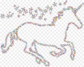 Unicorn Prism Rainbow Flower Clip art - Unicorn background 