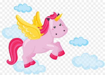 Unicorn Rainbow Euclidean vector Illustration - Vector Pegasus material 