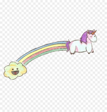 Unicorn Rainbow Flatulence Legendary creature Violet - unicor 