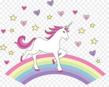 Unicorn Rainbow Illustration Color Image - unicorn 