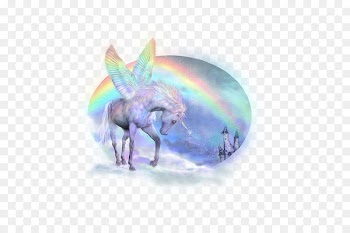Unicorn Rainbow Mouse Mats Legendary creature - unicorn 