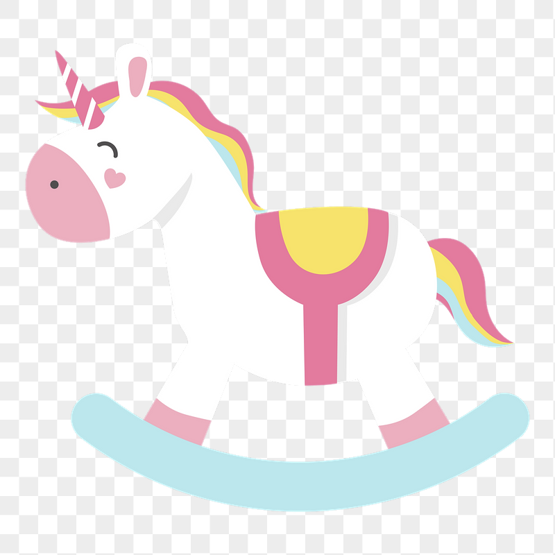 Unicorn rocking chair png sticker, | Free PNG Illustration - rawpixel