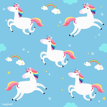 Unicorn seamless pattern background vector | Free stock vector - 515601