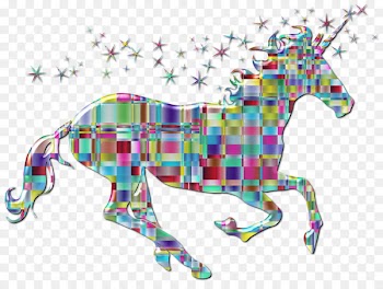 Unicorn Silhouette T-shirt Horse - unicorn 