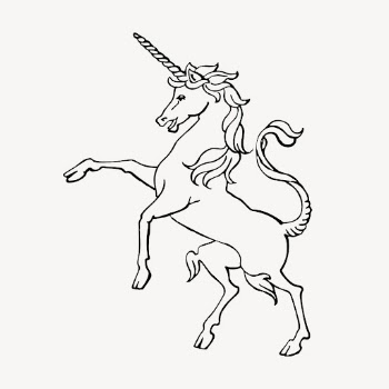 Unicorn sticker, mythical creature, animal | Free Vector - rawpixel