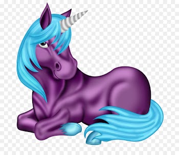 Unicorn T-shirt Inch Pegasus - Purple Unicorn 