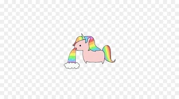 Unicorn Vomiting Narwhal Color Rainbow - unicorn 