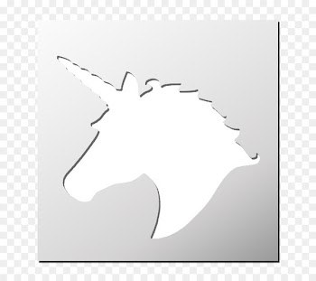 Unicorn White Drawing /m/02csf Font - unicorn 