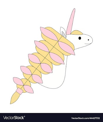 unicorn with braided mane