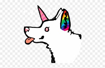 Unicorn Wolf By Boo123456789100 - Wolf With A Unicorn